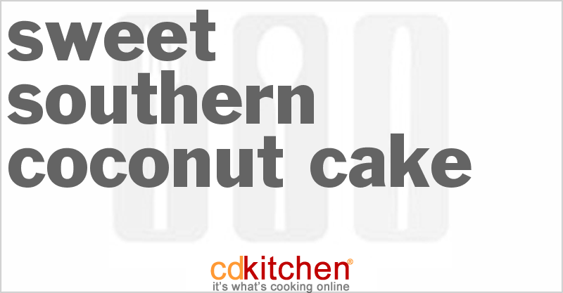 Sweet Southern Coconut Cake - CDKitchen.com