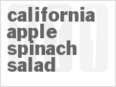 California Apple Spinach Salad