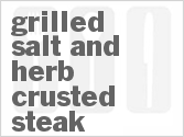 Grilled Salt-And-Herb Crusted Steak