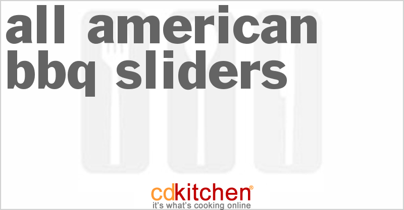 All-American BBQ Sliders - CDKitchen.com