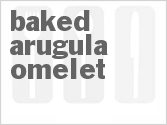 recipe for baked arugula omelet