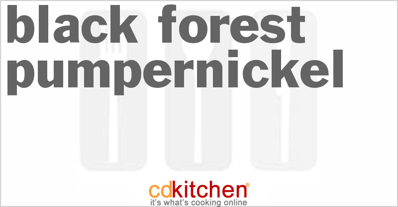Black Forest Pumpernickel - CDKitchen.com