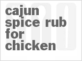 recipe for cajun spice rub for chicken