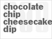 recipe for chocolate chip cheesecake dip