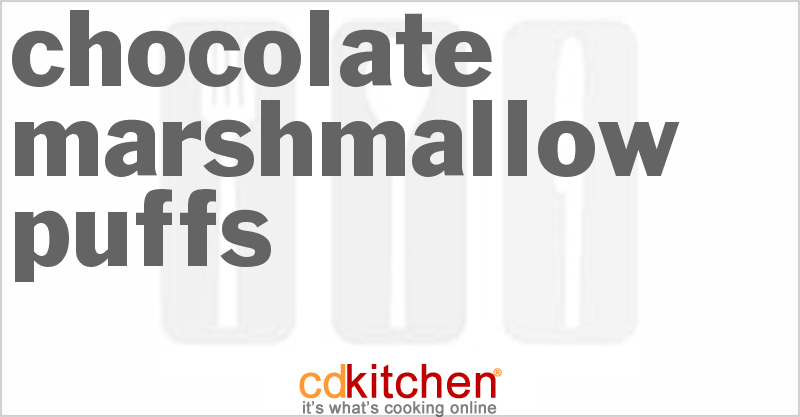 Chocolate Marshmallow Puffs - CDKitchen.com