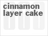 recipe for cinnamon layer cake