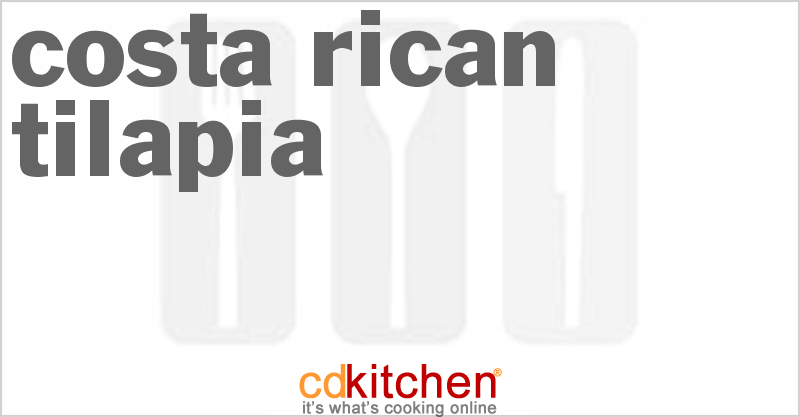 Costa Rican Tilapia - CDKitchen.com
