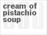 recipe for cream of pistachio soup