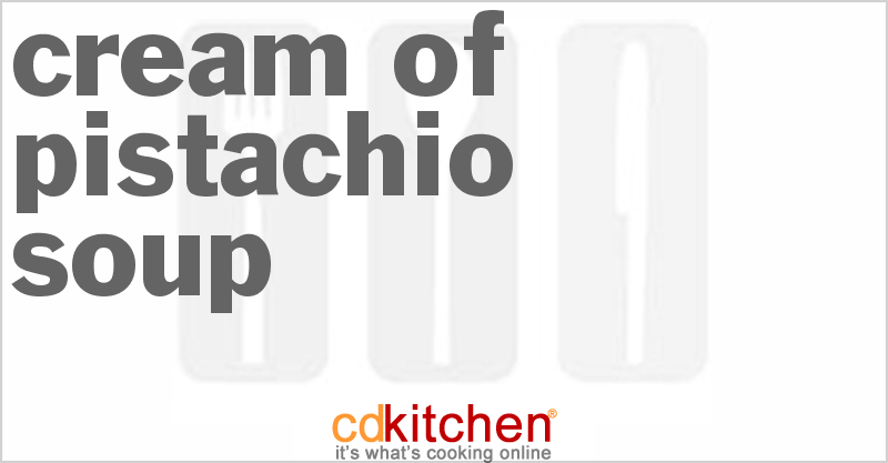 Cream of Pistachio Soup - CDKitchen.com