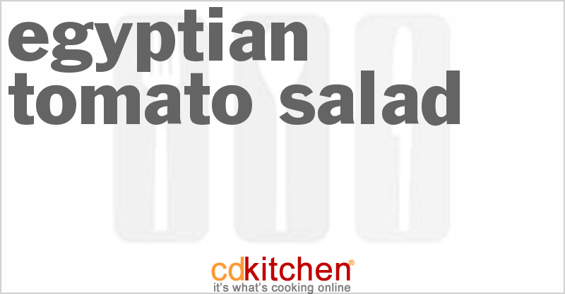 Egyptian Tomato Salad - CDKitchen.com