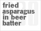 recipe for fried asparagus in beer batter