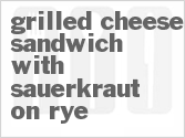 recipe for grilled cheese sandwich with sauerkraut on rye