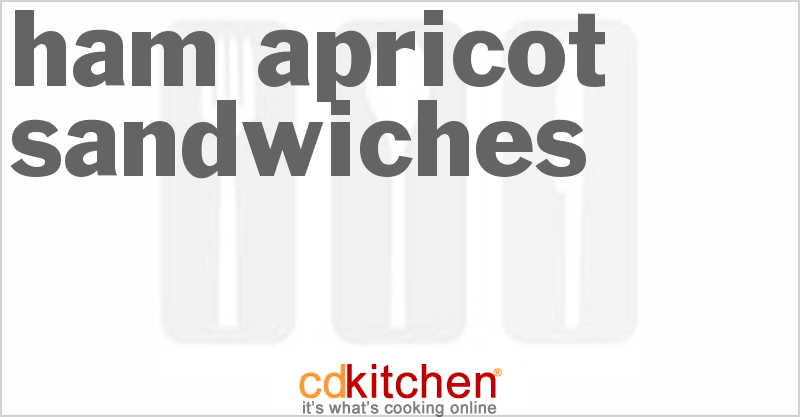 Ham Apricot Sandwiches - CDKitchen.com