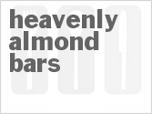 recipe for heavenly almond bars