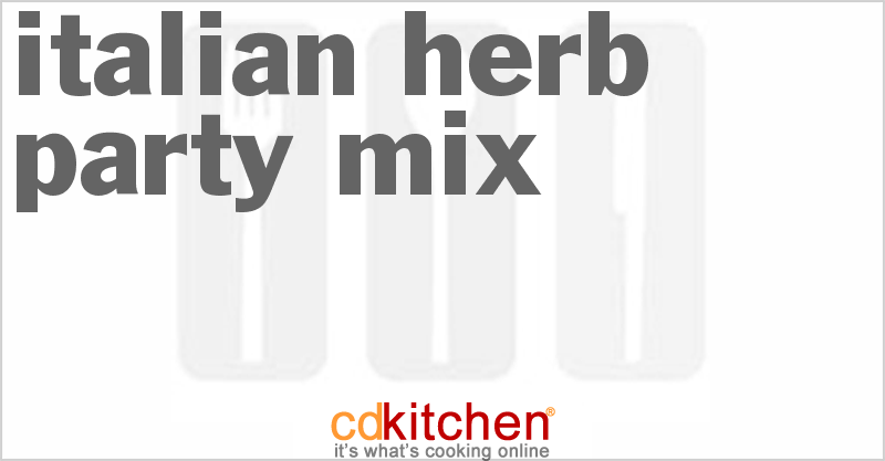 Italian-Herb Party Mix - CDKitchen.com