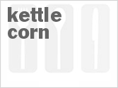 recipe for kettle corn