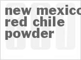 recipe for new mexico red chile powder