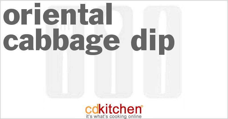 Asian Cabbage Dip - CDKitchen.com