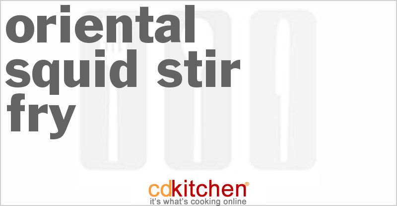Asian Squid Stir-Fry - CDKitchen.com