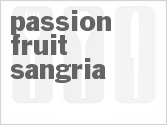 recipe for passion fruit sangria