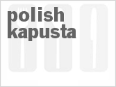 recipe for polish kapusta