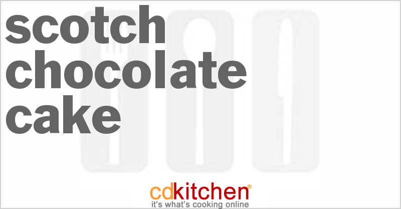 Scotch Chocolate Cake - CDKitchen.com
