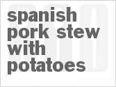 recipe for slow cooker spanish pork stew with potatoes