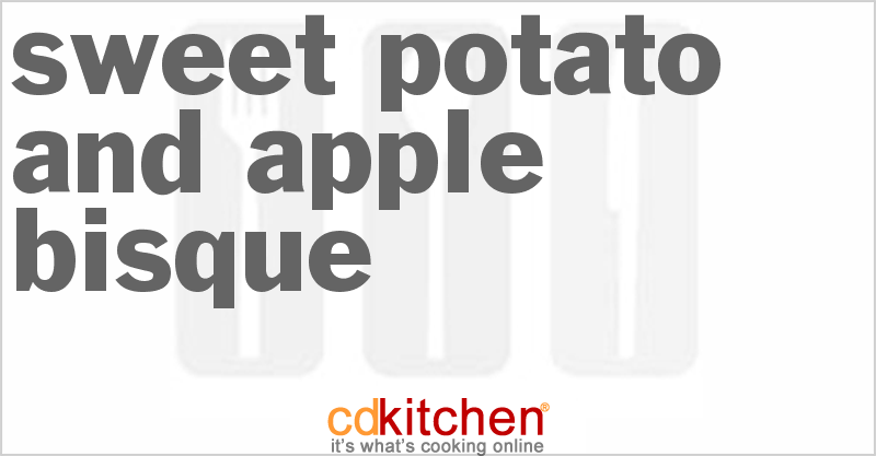 Sweet Potato And Apple Bisque - CDKitchen.com