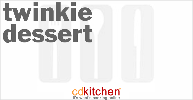 Twinkie Dessert - CDKitchen.com