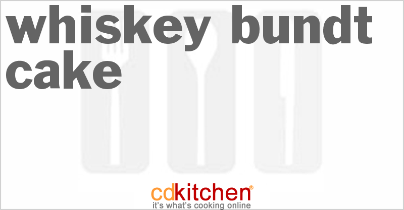 Whiskey Bundt Cake - CDKitchen.com