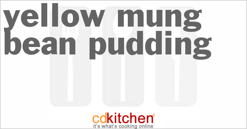 Yellow Mung Bean Pudding - CDKitchen.com