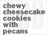 Chewy Cheesecake Cookies With Pecans