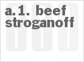 recipe for a.1. beef stroganoff