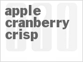 recipe for slow cooker apple cranberry crisp
