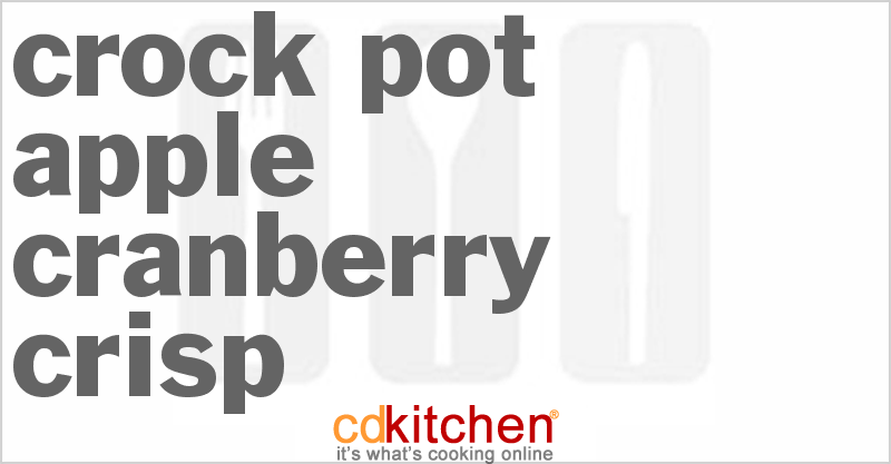 Apple Cranberry Crisp - CDKitchen.com