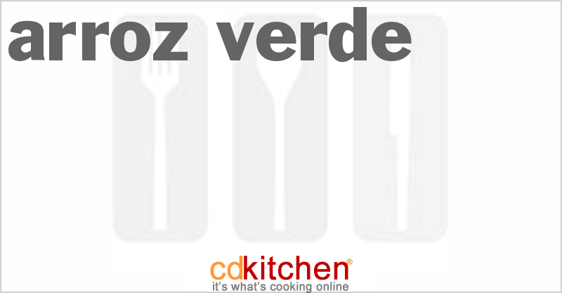 Arroz Verde - CDKitchen.com