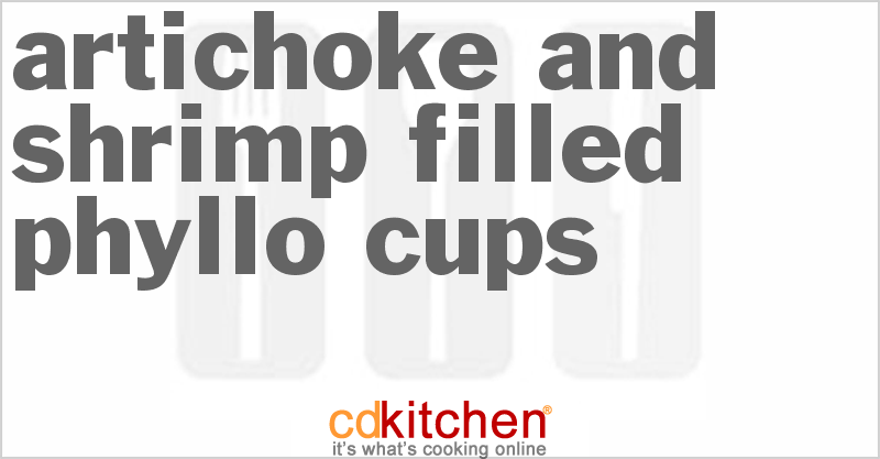 Artichoke And Shrimp-Filled Phyllo Cups - CDKitchen.com
