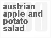 recipe for austrian apple and potato salad