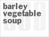 recipe for slow cooker barley vegetable soup