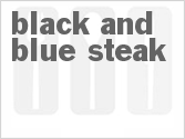 recipe for black and blue steak