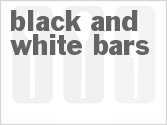 recipe for black and white bars