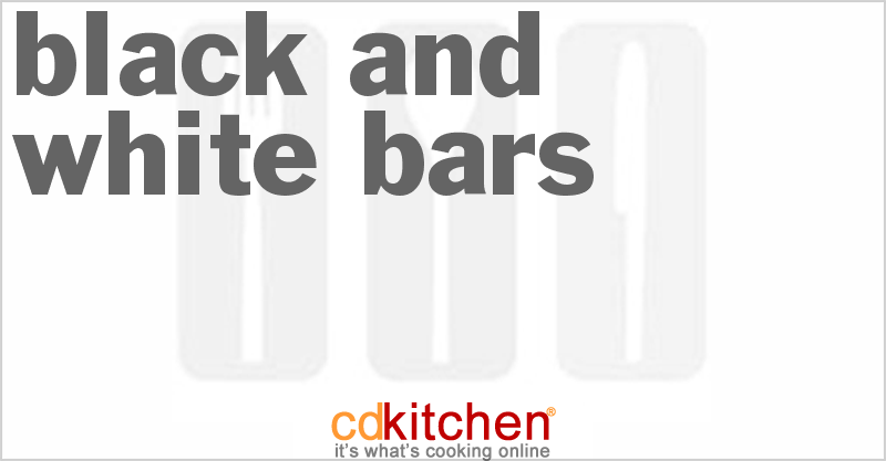 Black and White Bars - CDKitchen.com