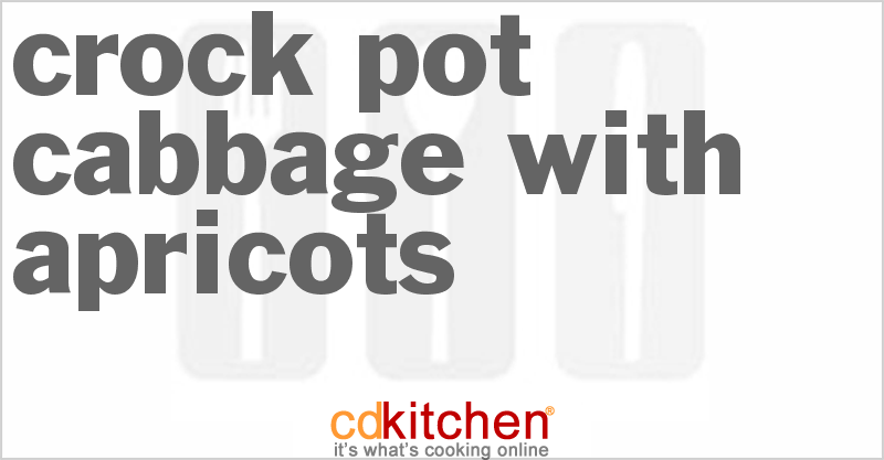 Cabbage With Apricots - CDKitchen.com