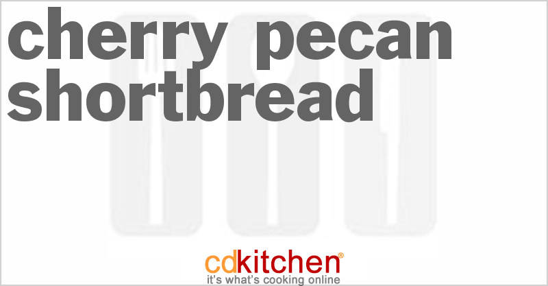 Cherry-Pecan Shortbread - CDKitchen.com