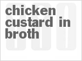 recipe for chicken custard in broth