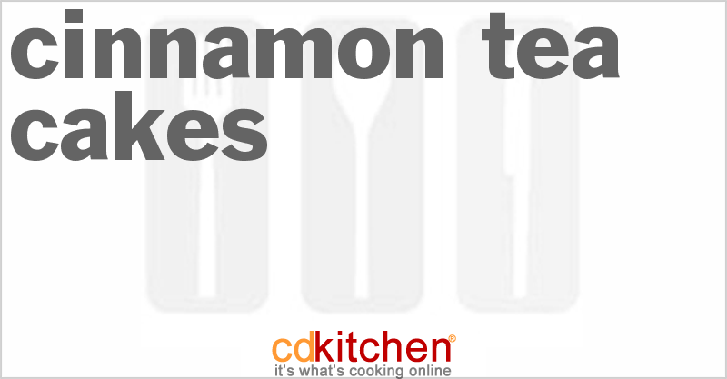 Cinnamon Tea Cakes - CDKitchen.com