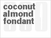 recipe for coconut almond fondant