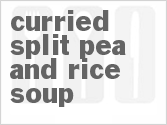 recipe for curried split pea and rice soup
