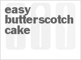 recipe for easy butterscotch cake