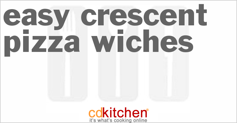 Easy Crescent Pizza-wiches - CDKitchen.com